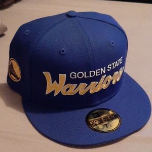 New Era GSW Hat Majestic Blue